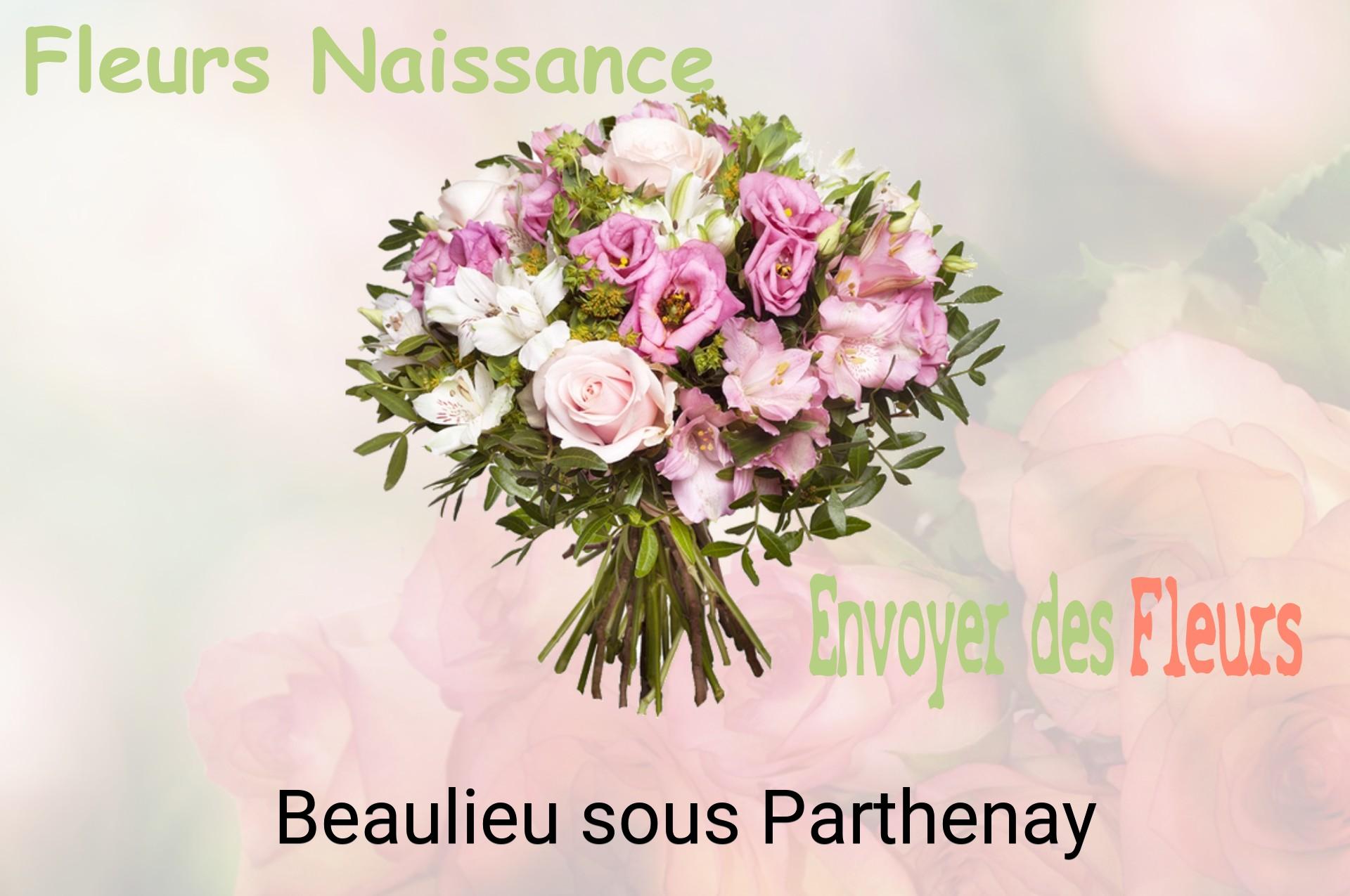 Bouquet de fleurs de naissance livré à Beaulieu-sous-Parthenay